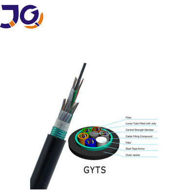 단일모드 G652D 무장한 광섬유 케이블 GYTA GYTS