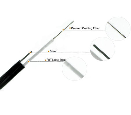 48 코어 좌초 철강선 그림 8 섬유 케이블 PE 재킷