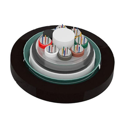 48 핵심 Pe 칼집 Frp 힘 기갑 광섬유 케이블 좌초 느슨한 관