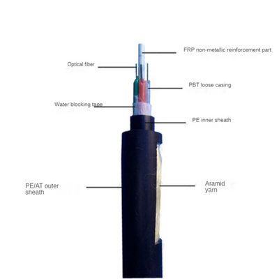 주문을 받아서 만들어진 옥외 6개의 핵심 광고 광섬유 케이블 G652D