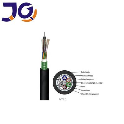 파이프라인 단일 모드 48 코어 GYTS 광섬유 케이블