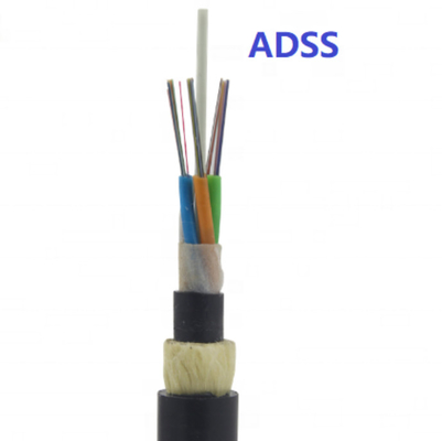 ADSS 광섬유 케이블 12 핵심 단일모드 야외 G652D G657A1