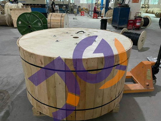 50m ADSS 공기 섬유 케이블 6시 8분 핵심 12 24 48 핵심 야외 광섬유 케이블에 걸쳐 이어지세요