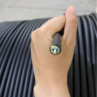 야외 ADSS 광섬유 케이블 48 핵심을 지원하는 공기 G652d 본인