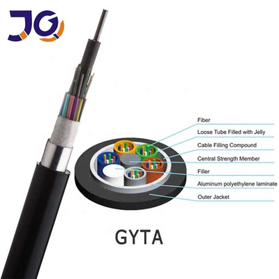주축 접속을 위한 G652d 그이트아 도관 알루미늄 야외 광섬유 케이블